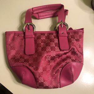Heart pink bag